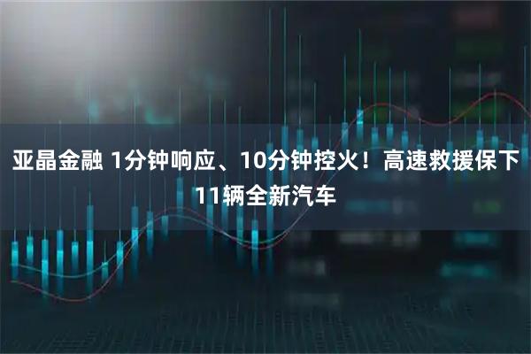 亚晶金融 1分钟响应、10分钟控火！高速救援保下11辆全新汽车
